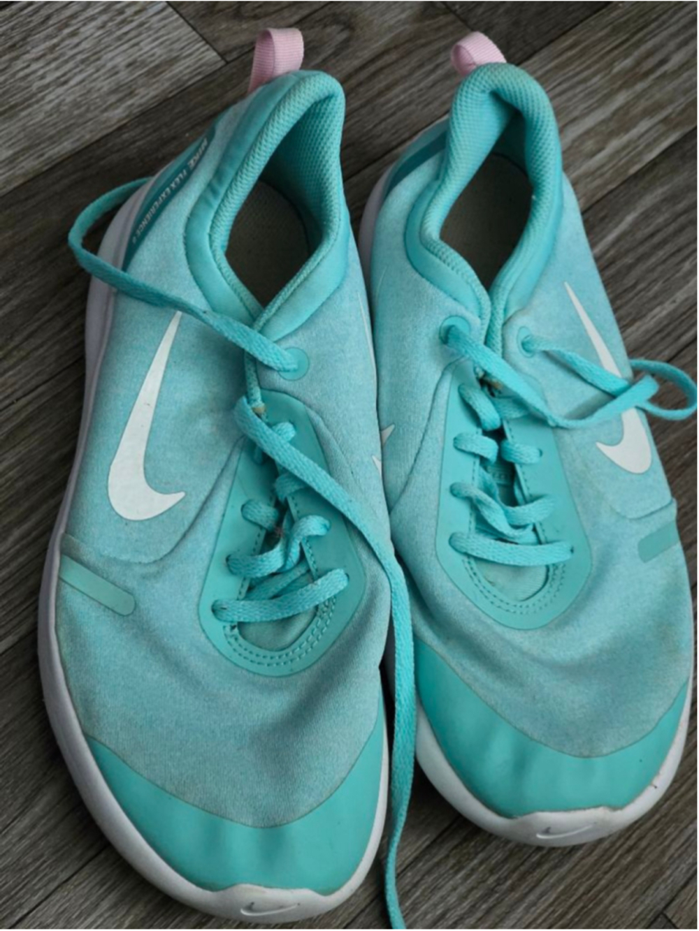 Women's Nike Flex Experience 8 Teal White Athletic Shoes Size 7